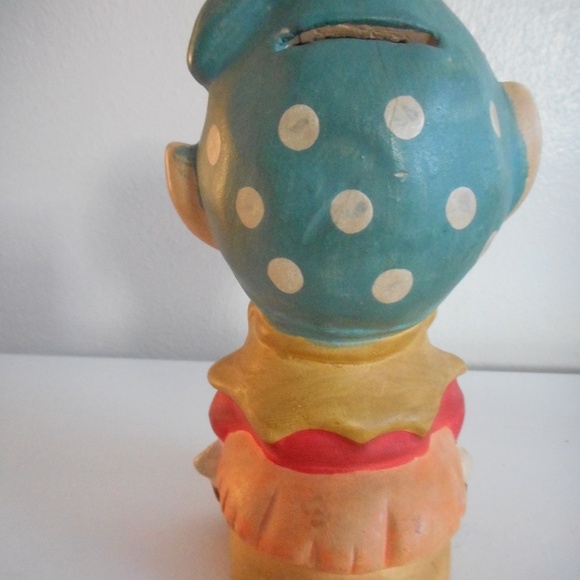 Vintage Chalkware or ceramic Elf Bank Carnivalware - Picture 3 of 7